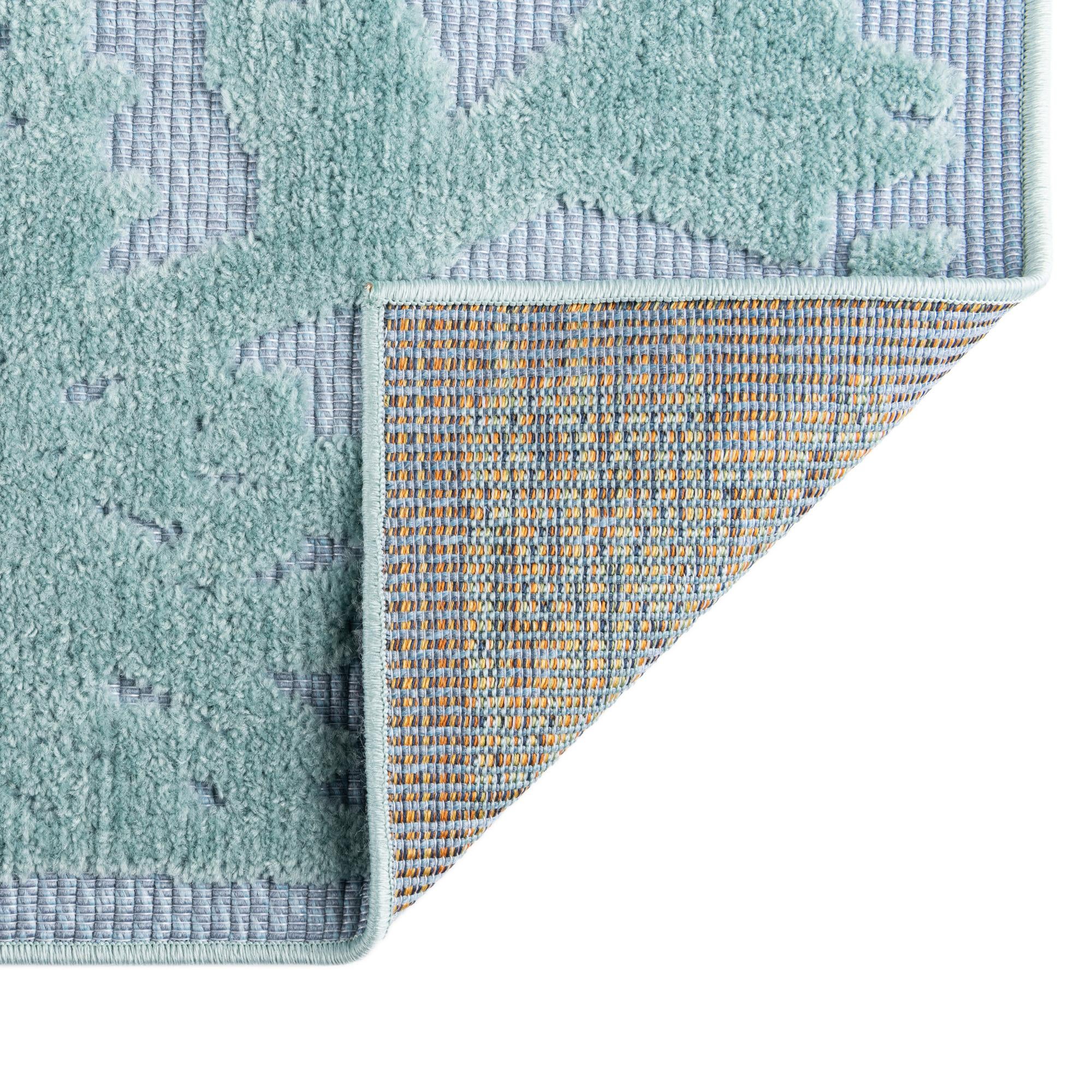 7' 10 x 7' 10 Easy-Clean Aruba Indoor / Outdoor Square Rug