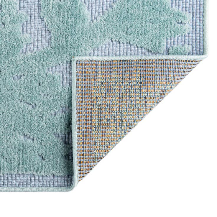 Detail image of 5' 3 x 5' 3 Easy-Clean Aruba Indoor / Outdoor Square Rug