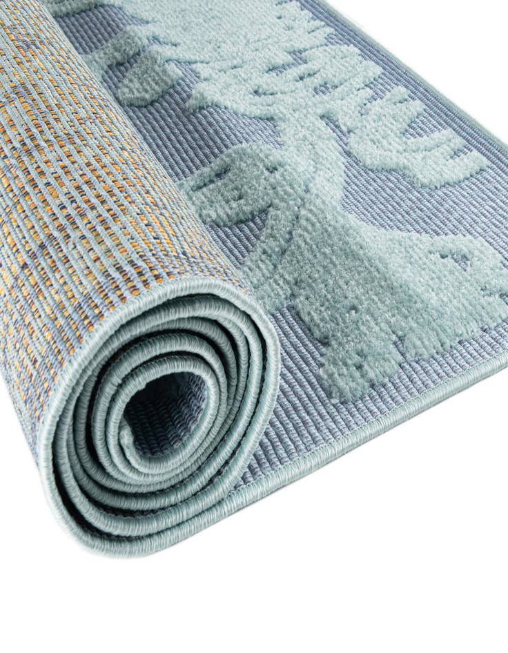 Detail image of 7' 10 x 7' 10 Easy-Clean Aruba Indoor / Outdoor Square Rug