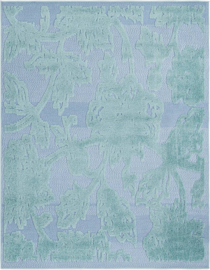 Detail image of 5' 3 x 5' 3 Easy-Clean Aruba Indoor / Outdoor Square Rug