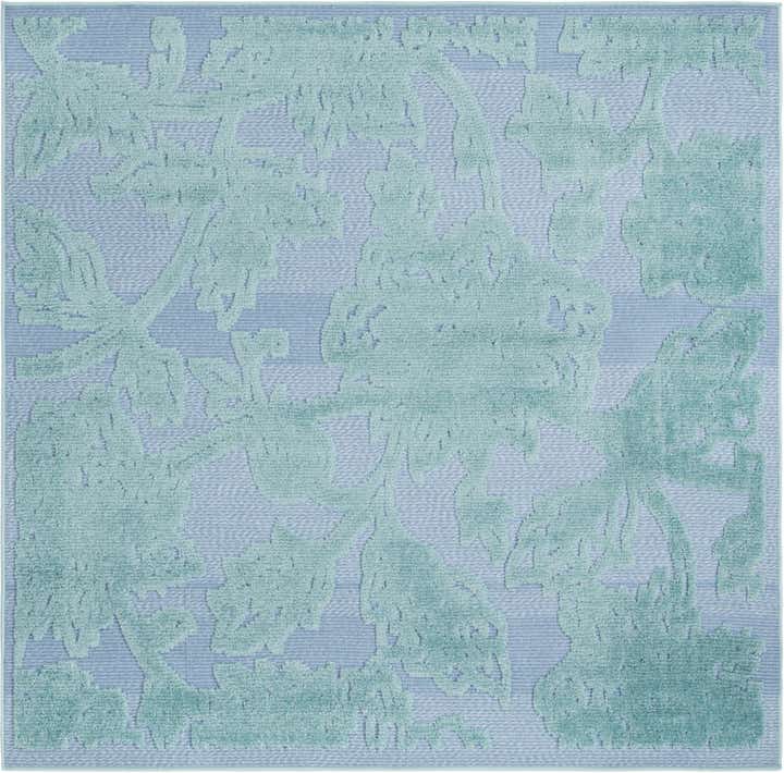 5' 3 x 5' 3 Easy-Clean Aruba Indoor / Outdoor Square Rug