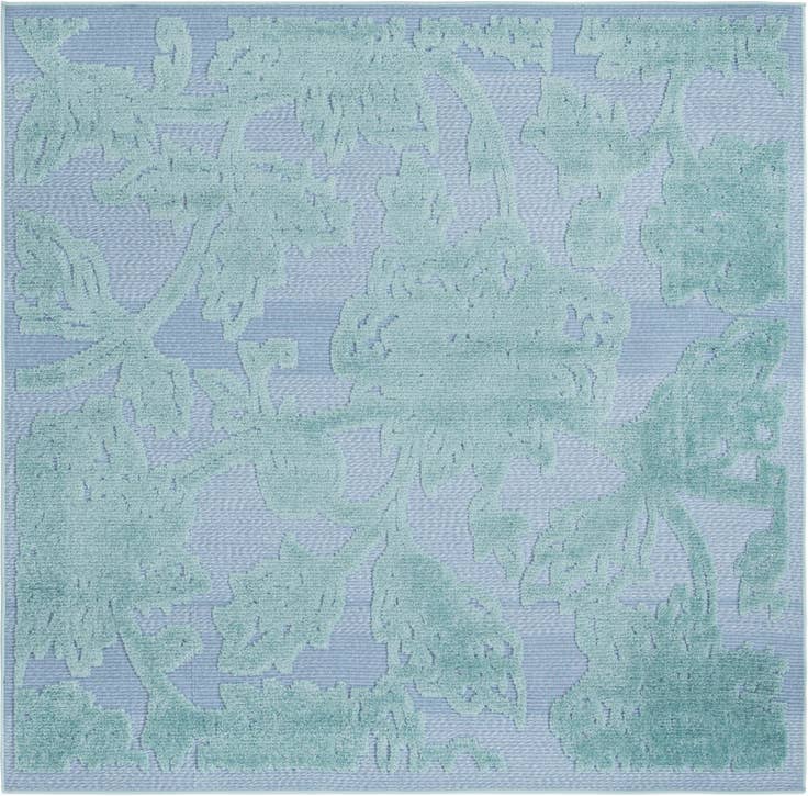 Detail image of 5' 3 x 5' 3 Easy-Clean Aruba Indoor / Outdoor Square Rug