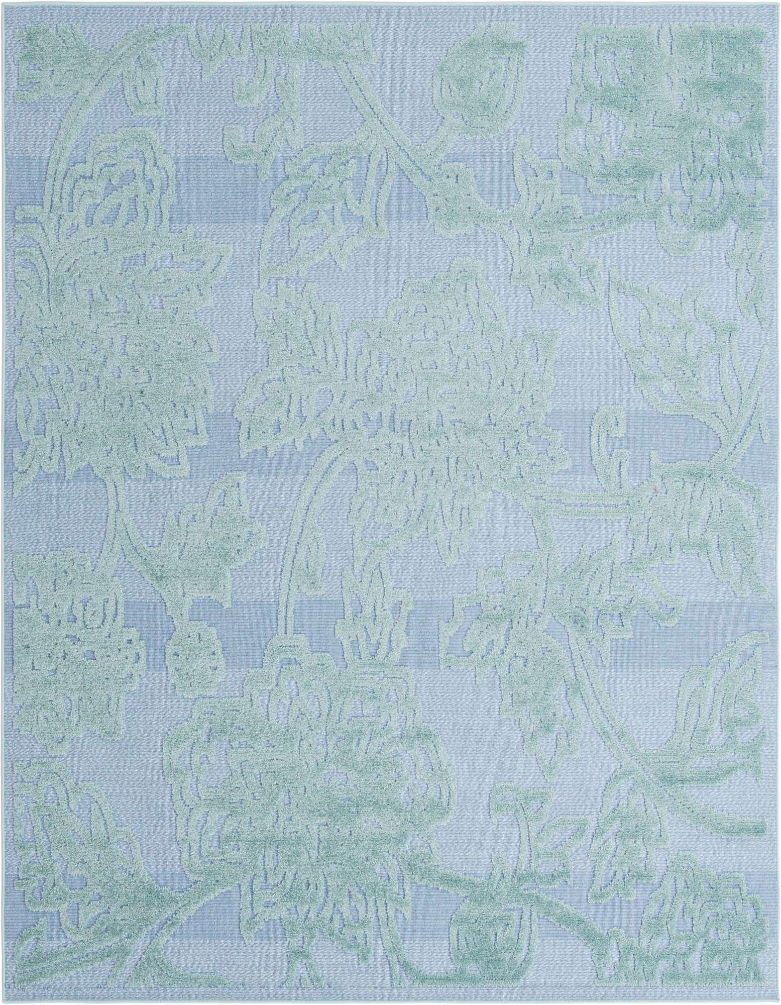 7' 10 x 7' 10 Easy-Clean Aruba Indoor / Outdoor Square Rug