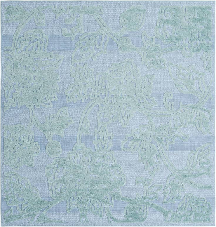 Detail image of 7' 10 x 7' 10 Easy-Clean Aruba Indoor / Outdoor Square Rug