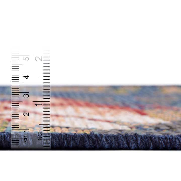 5' 3 x 5' 3 Easy-Clean Baja Indoor / Outdoor Square Rug