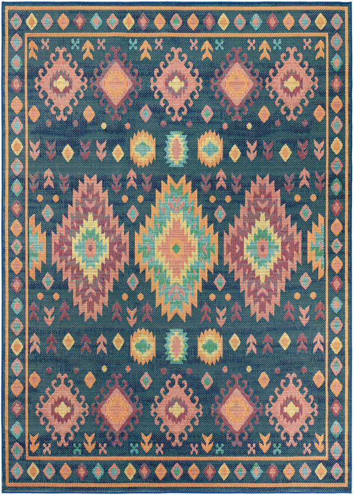 10' x 10' Easy-Clean Baja Indoor / Outdoor Square Rug
