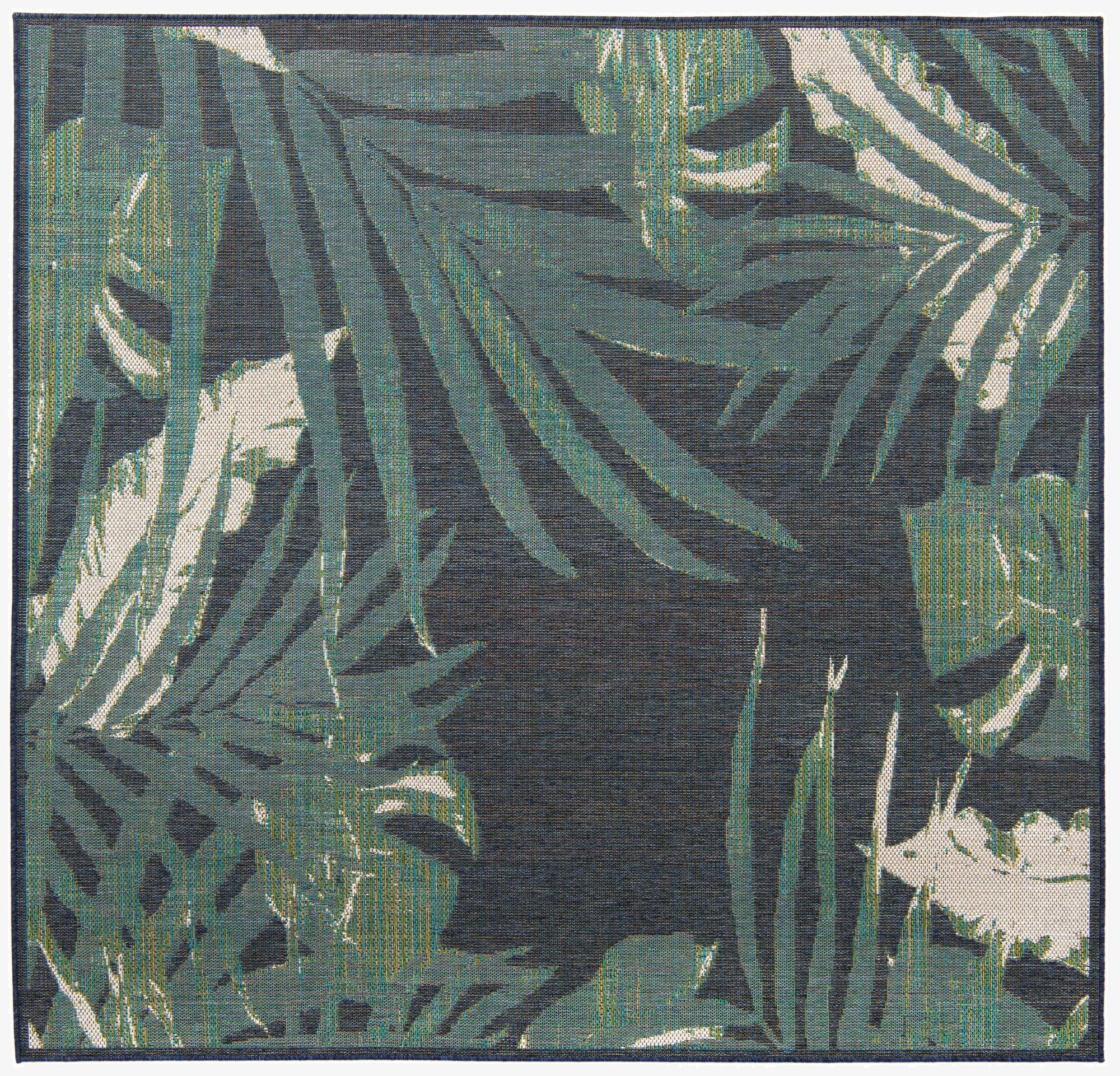 7' 10 x 7' 10  Washable Baja Indoor / Outdoor Square Rug