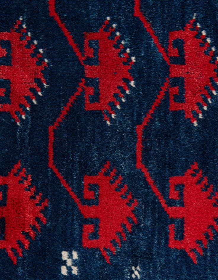 Detail image of 2' 8 x 3' 3  Hand Knotted Balouch Persian Wool Square Rug