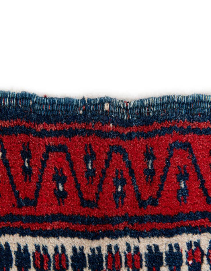 Detail image of 2' 8 x 3' 3  Hand Knotted Balouch Persian Wool Square Rug