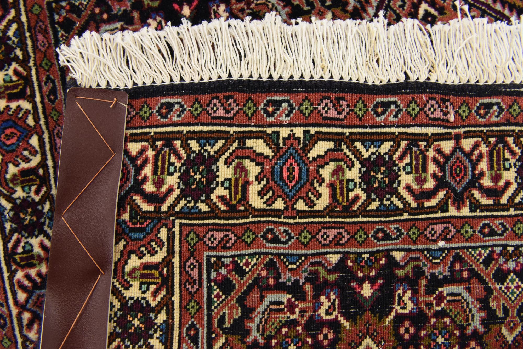 2' 7 x 3' 5 Hand Knotted Bidjar Persian Wool Square Rug