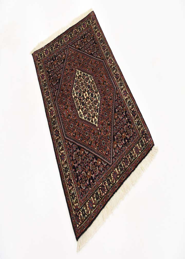 2' 7 x 3' 5 Hand Knotted Bidjar Persian Wool Square Rug