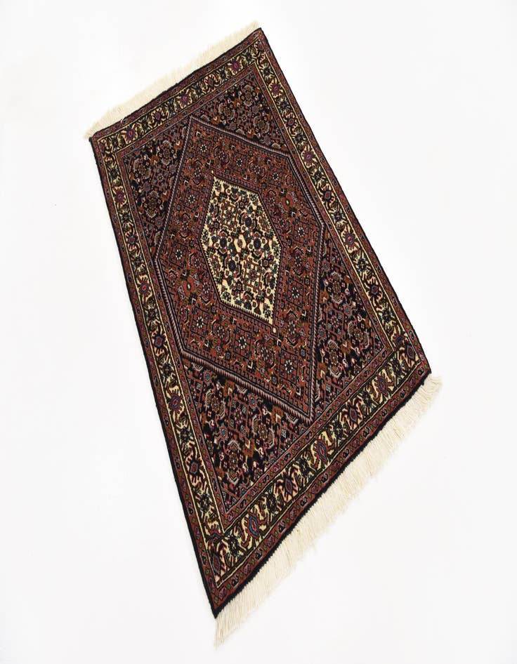 Detail image of 2' 7 x 3' 5 Hand Knotted Bidjar Persian Wool Square Rug