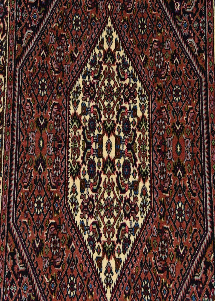 2' 7 x 3' 5 Hand Knotted Bidjar Persian Wool Square Rug