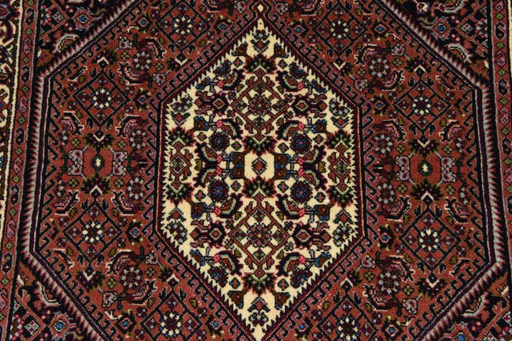 2' 7 x 3' 5 Hand Knotted Bidjar Persian Wool Square Rug