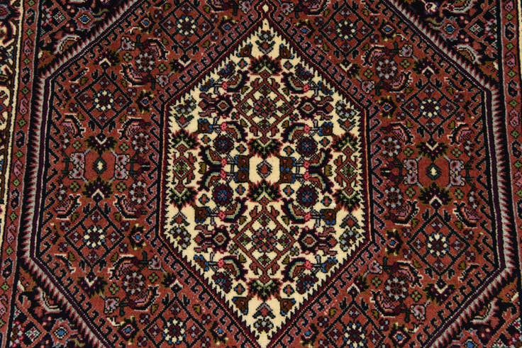 Detail image of 2' 7 x 3' 5 Hand Knotted Bidjar Persian Wool Square Rug