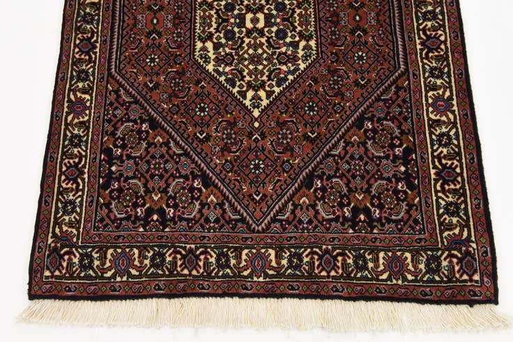 Detail image of 2' 7 x 3' 5 Hand Knotted Bidjar Persian Wool Square Rug