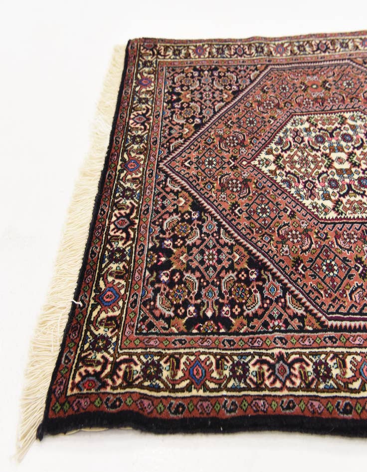 Detail image of 2' 7 x 3' 5 Hand Knotted Bidjar Persian Wool Square Rug