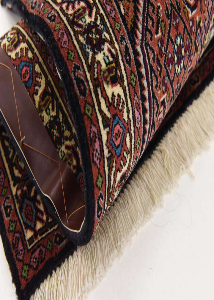 2' 7 x 3' 5 Hand Knotted Bidjar Persian Wool Square Rug