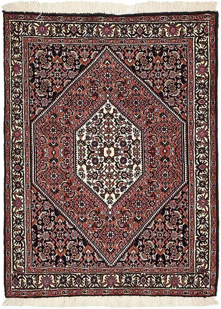 2' 7 x 3' 5 Hand Knotted Bidjar Persian Wool Square Rug