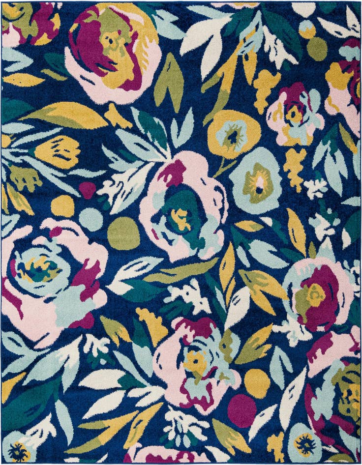 Detail image of 7' 10 x 7' 10 Bloom Square Rug