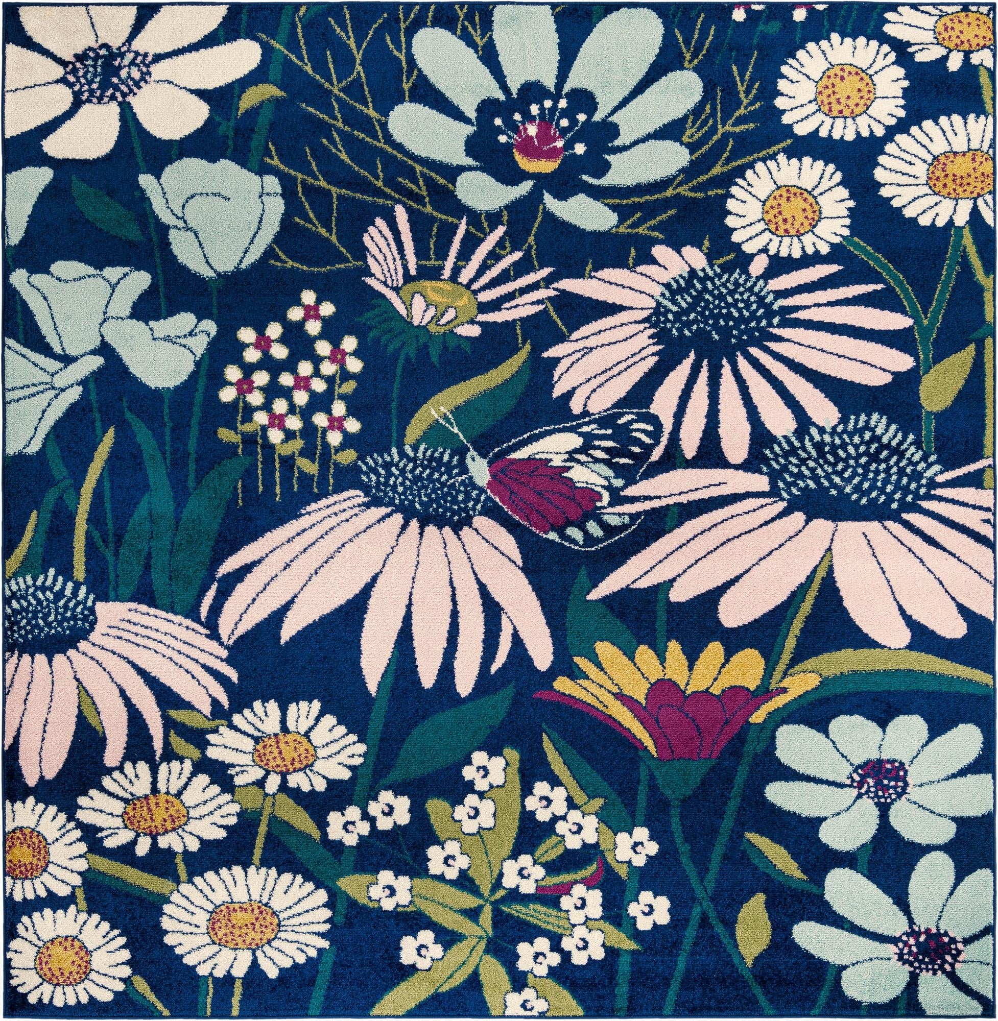 7' 10 x 7' 10 Bloom Square Rug