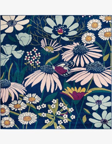 7' 10 x 7' 10 Bloom Square Rug