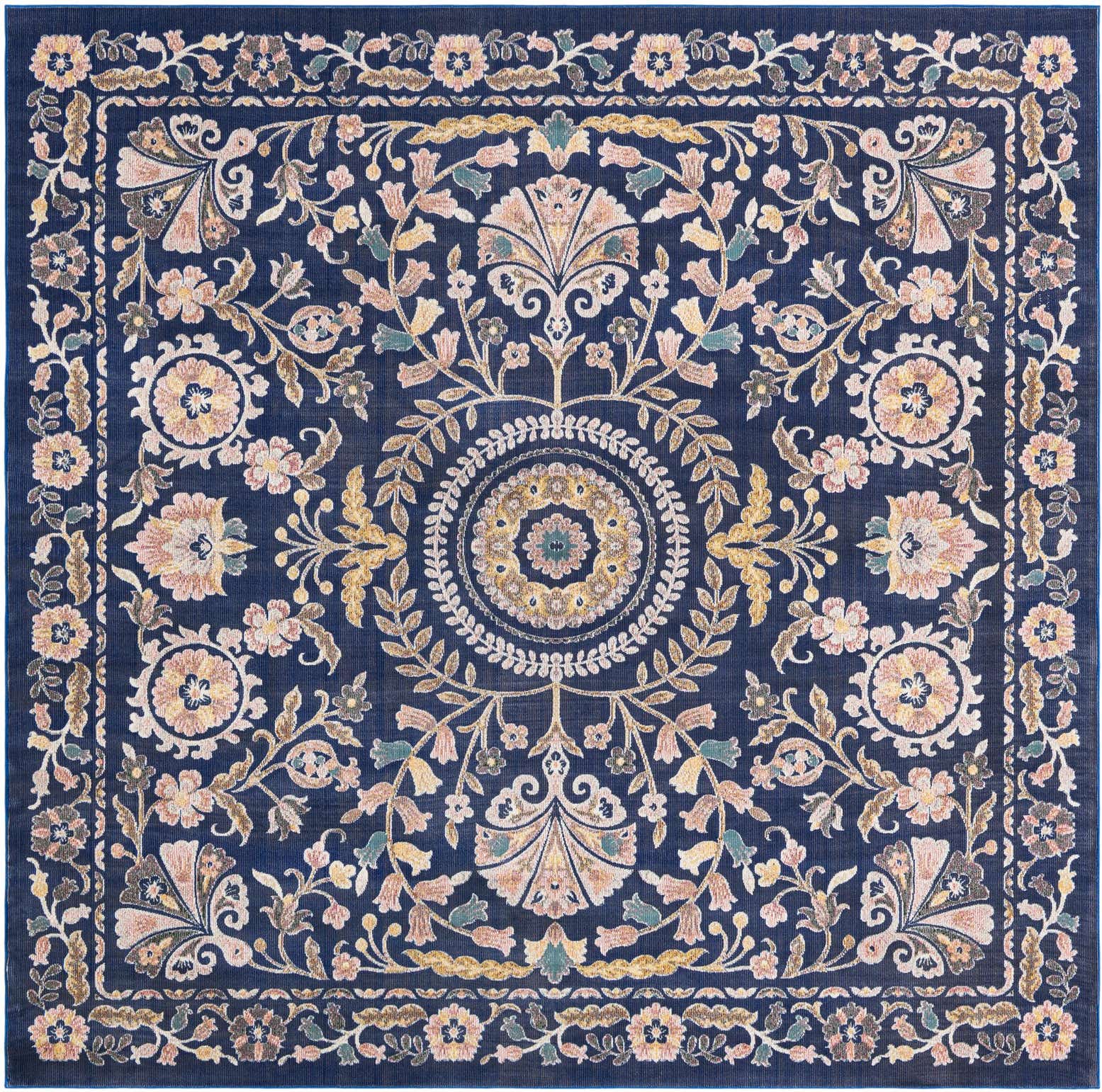 8' x 8' Blossom Square Rug