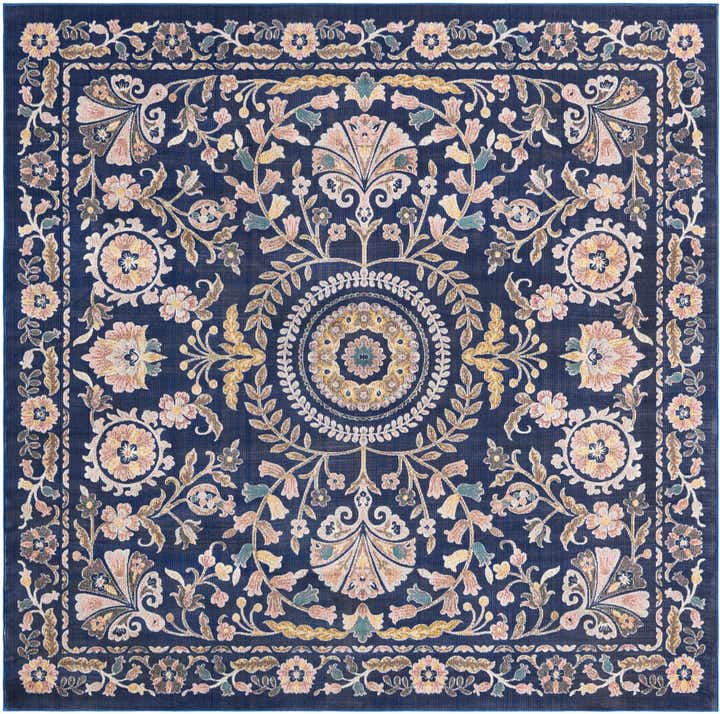 8' x 8' Blossom Square Rug