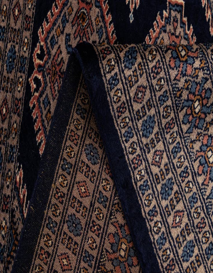 Detail image of 6' 4 x 6' 8  Hand Knotted Bokhara Oriental Wool Square Rug