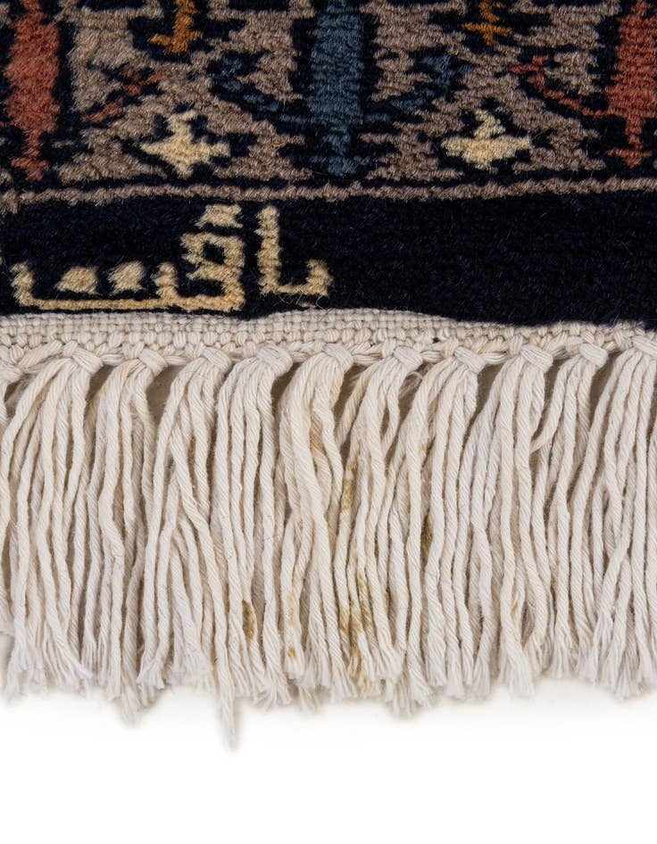 Detail image of 6' 4 x 6' 8  Hand Knotted Bokhara Oriental Wool Square Rug