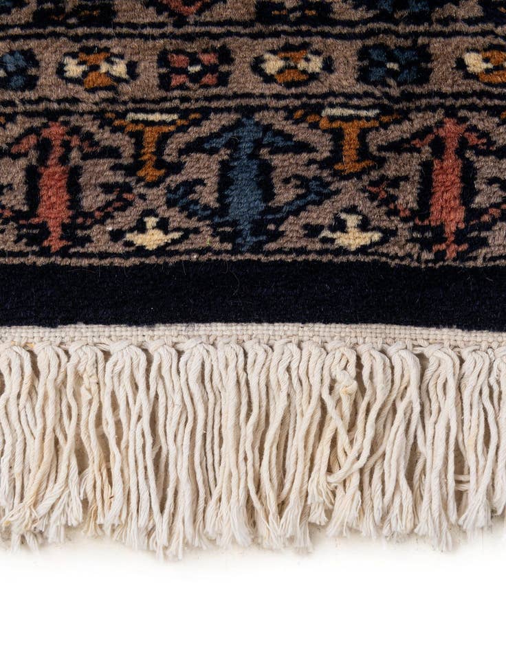 Detail image of 6' 4 x 6' 8  Hand Knotted Bokhara Oriental Wool Square Rug