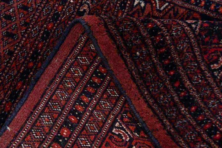 2' 9 x 3' 5 Hand Knotted Bokhara Oriental Wool Square Rug