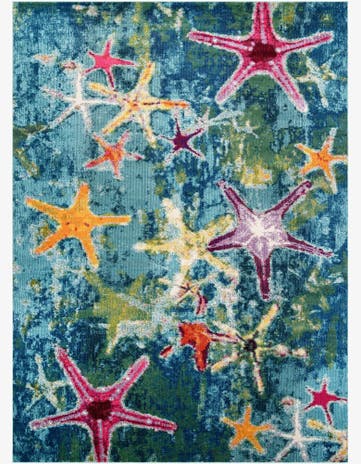 10' x 10' Washable Capri Square Rug