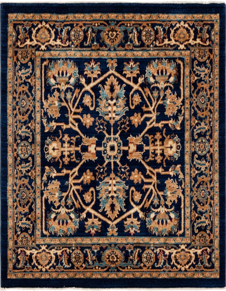 Detail image of 4' 5 x 4' 5 Charlestown Square Rug
