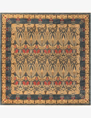 Navy Blue Chelsea Square Rug