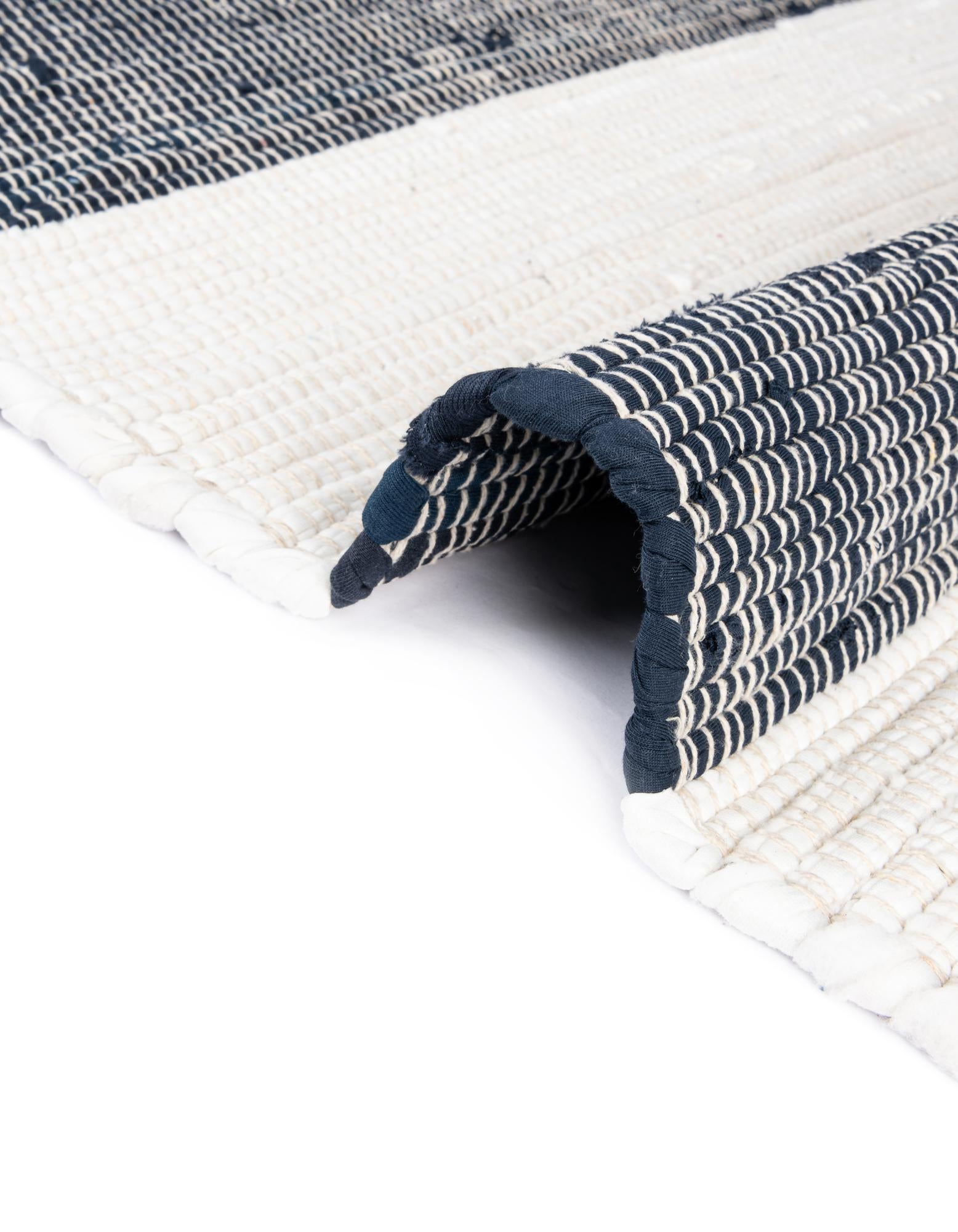 10' x 10' Hand Woven Chindi Rag Square Rug