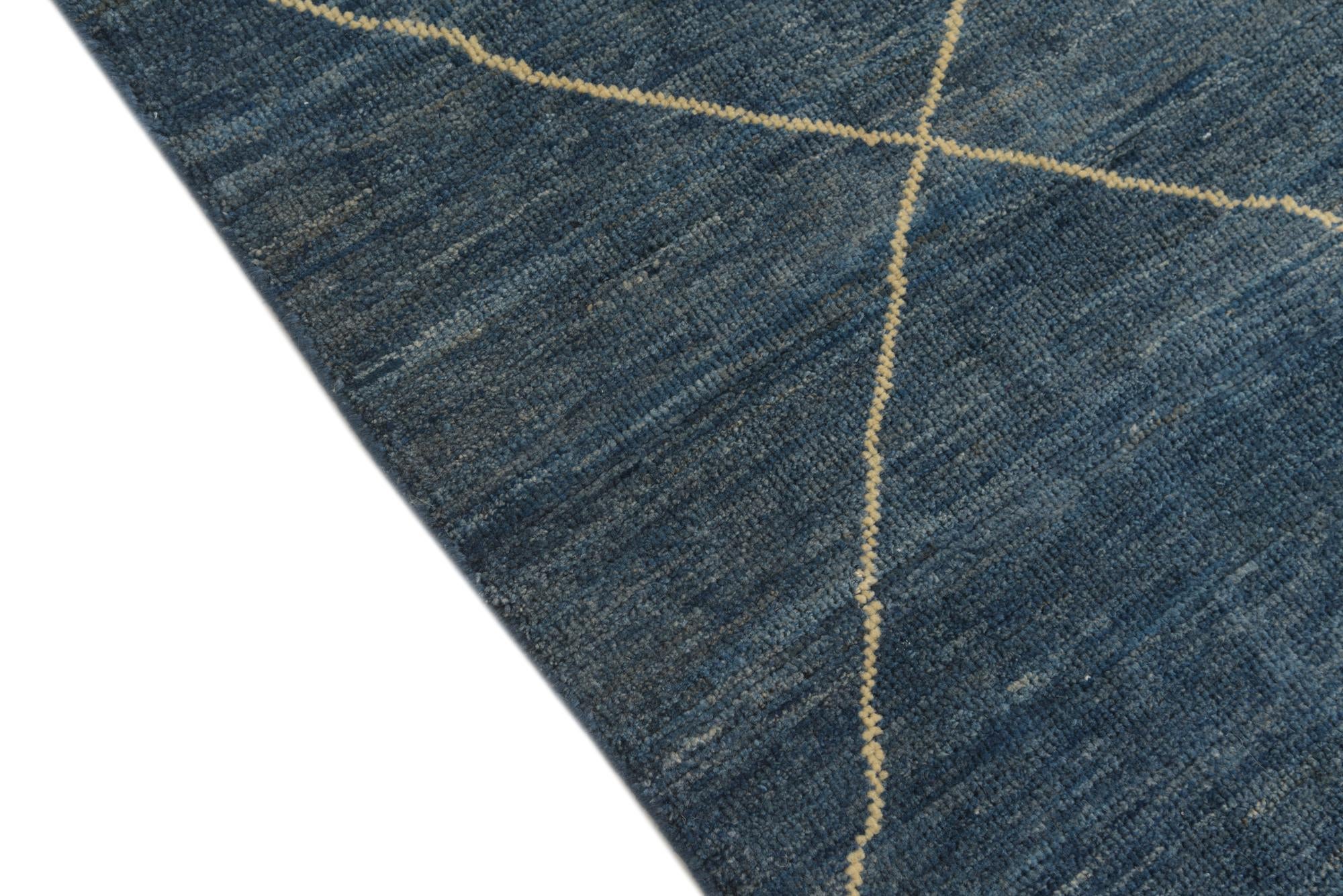 5' x 6' 4 Hand Knotted Darya Wool Square Rug