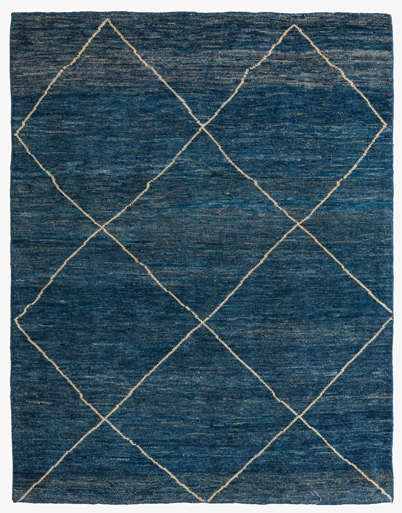 5' x 6' 4  Hand Knotted Darya Wool Square Rug