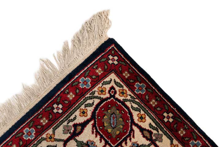 7' 5 x 8' 8 Hand Knotted Farahan Oriental Wool Square Rug