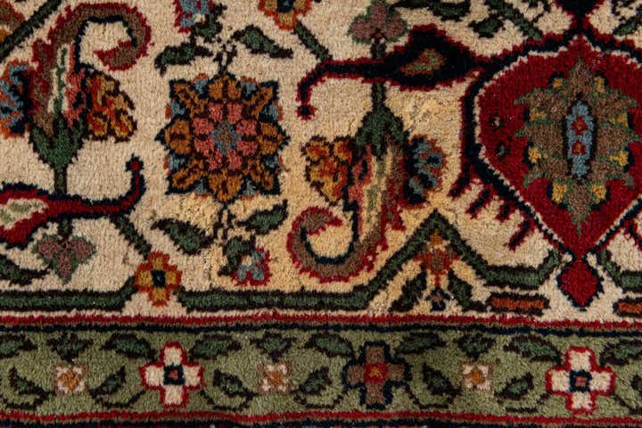 7' 5 x 8' 8 Hand Knotted Farahan Oriental Wool Square Rug