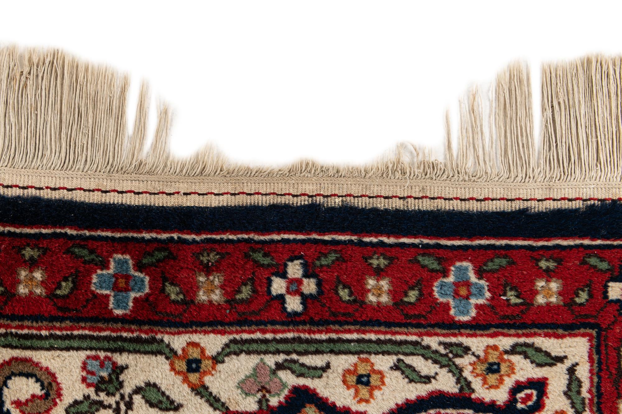 7' 5 x 8' 8 Hand Knotted Farahan Oriental Wool Square Rug