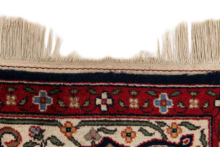 7' 5 x 8' 8 Hand Knotted Farahan Oriental Wool Square Rug