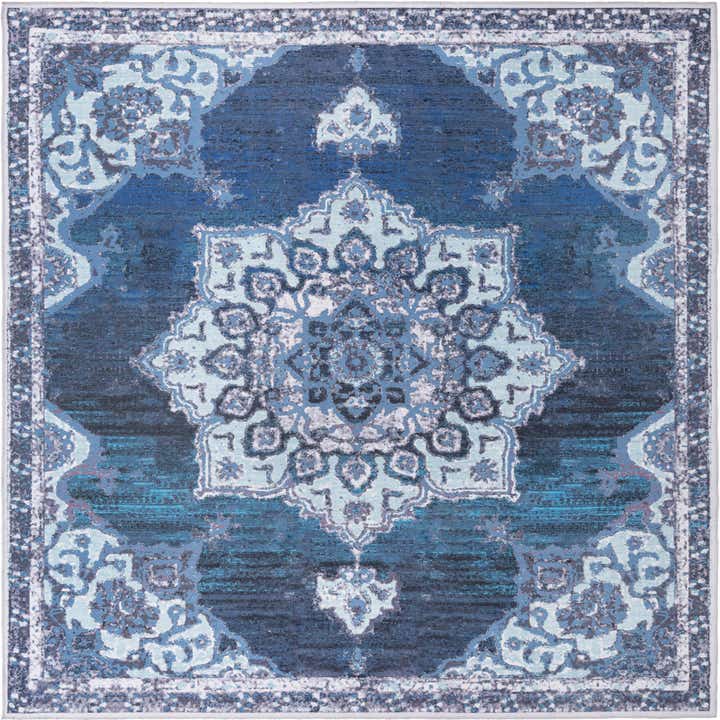 10' 6 x 10' 6 Washable Francesca Square Rug