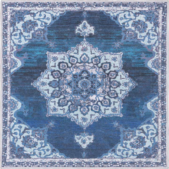 7' 3 x 7' 3 Washable Francesca Square Rug
