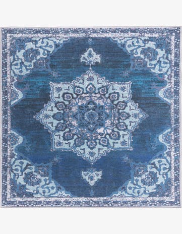 7' 10 x 7' 10 Washable Francesca Square Rug