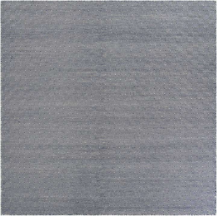 10' x 10' Hand Woven Geo Trellis Flatweave Square Rug