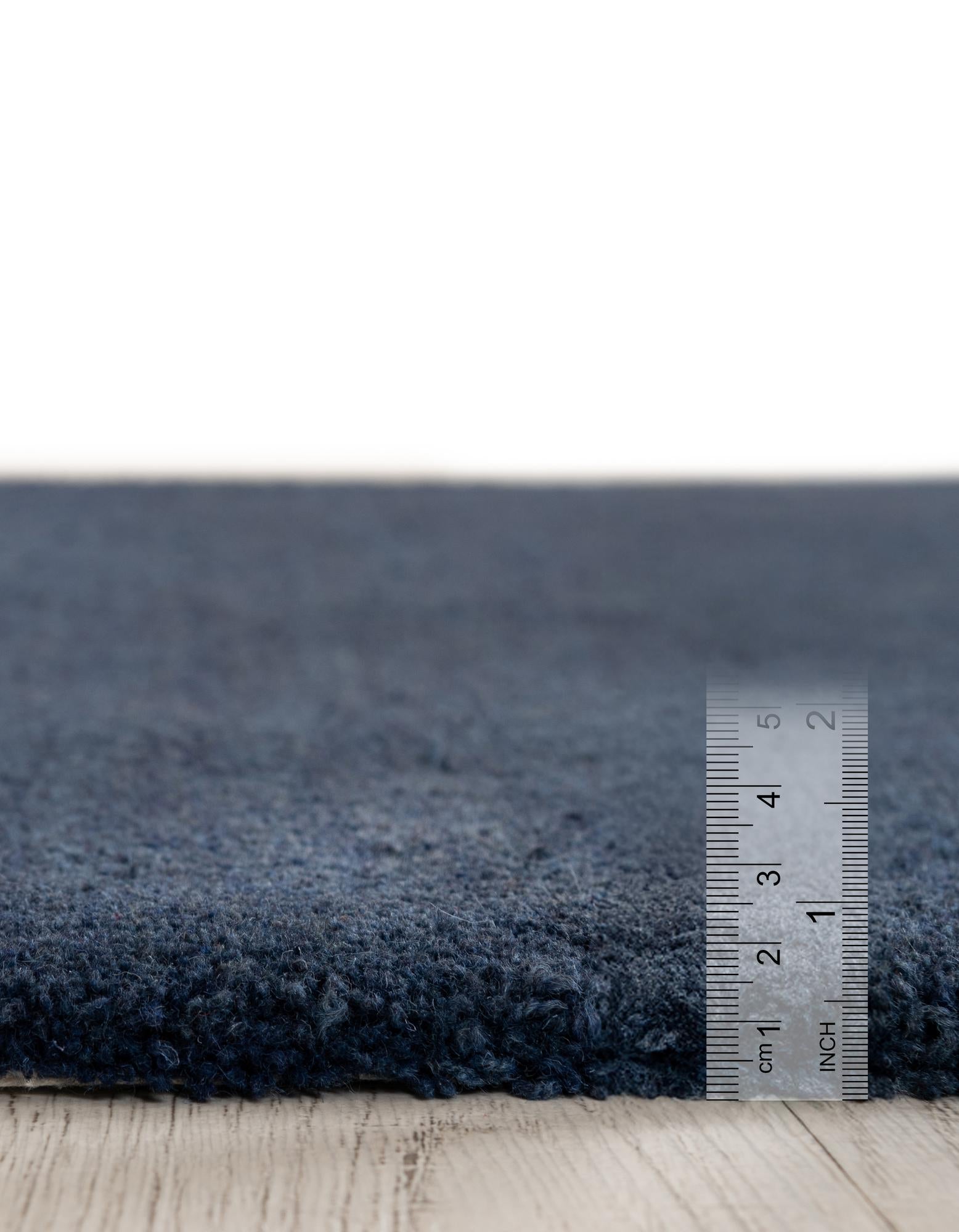 4' x 4' Handtufted Wool Square Rug