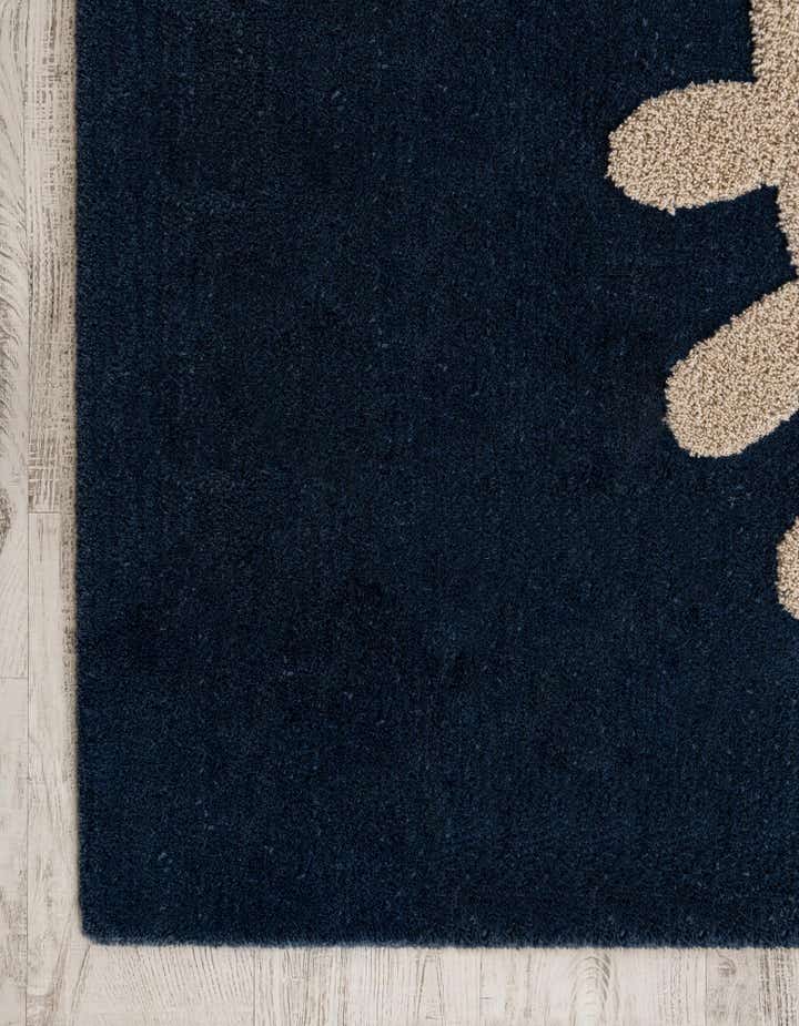 4' x 4' Handtufted Wool Square Rug