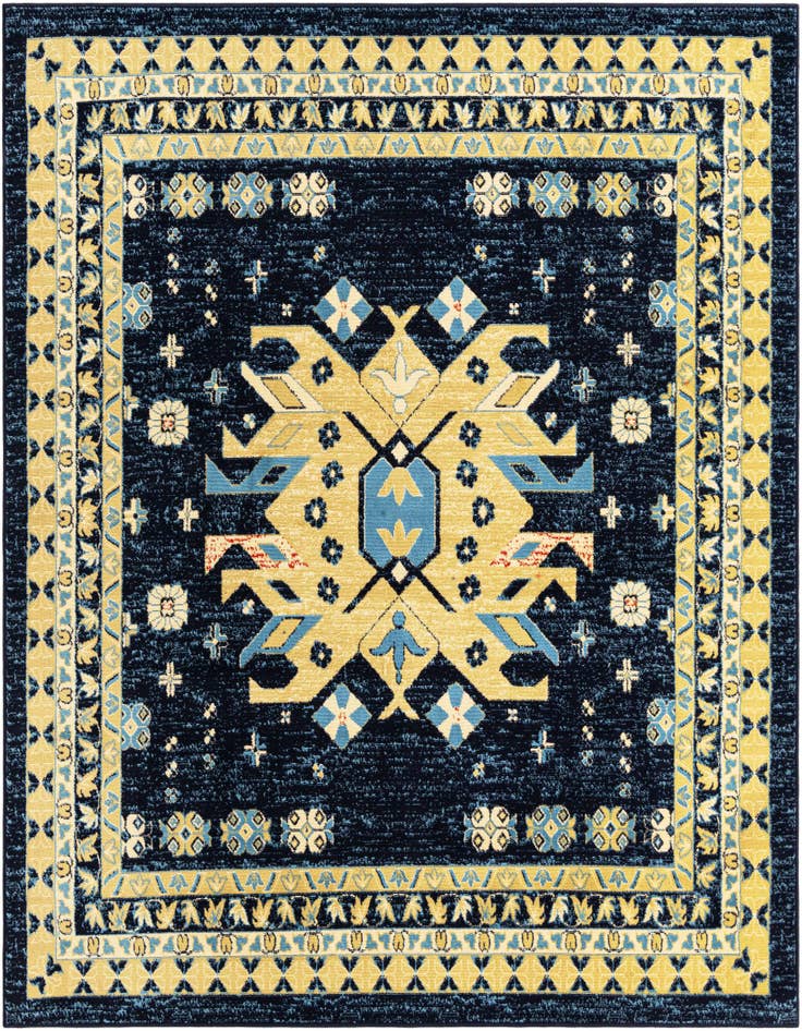 Detail image of 7' 10 x 7' 10 Heris Square Rug
