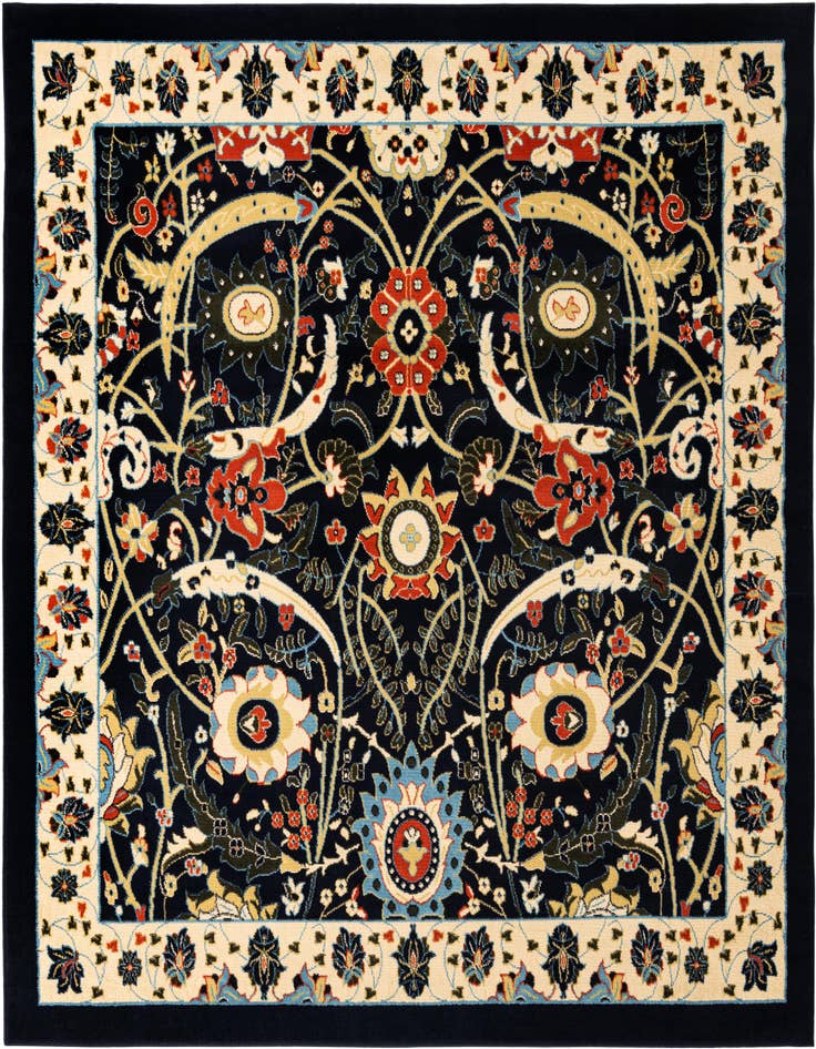 Detail image of 7' 10 x 7' 10 Isfahan Design Square Rug